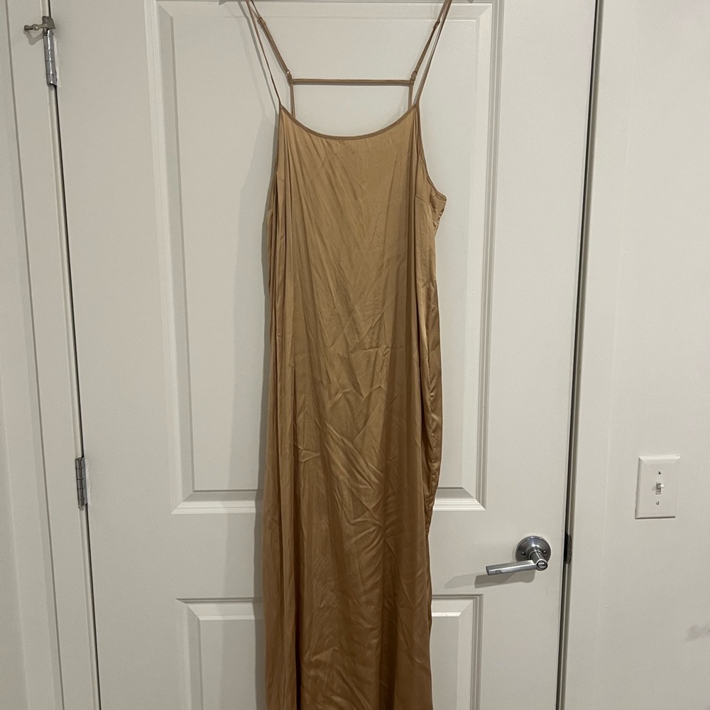 SKIMS Long Silk Sleep Dress, size 2X